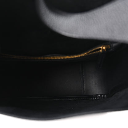 Saint Laurent Smooth Calfskin Small Le 5 A 7 Soft Hobo Black 5 of 10