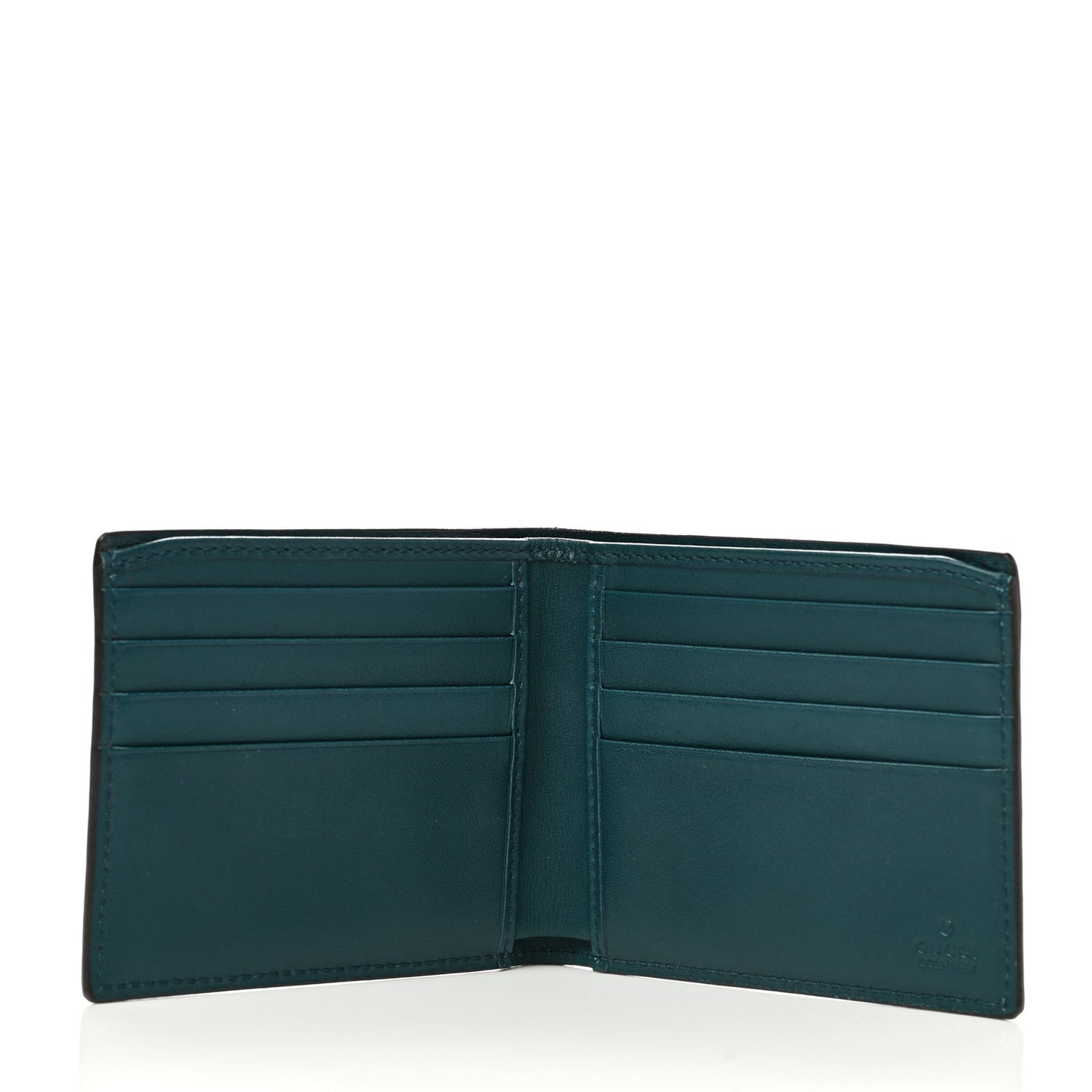 Crocodile Bi-Fold Wallet Light Gasoline
