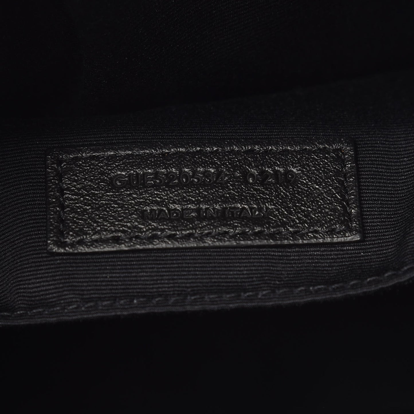 Calfskin Matelasse Monogram Lou Camera Bag Black