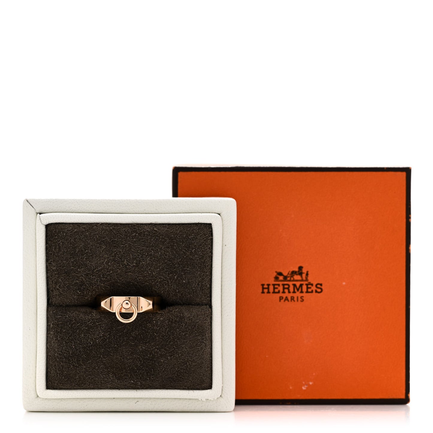18K Rose Gold PM Collier De Chien Ring 56 7.75