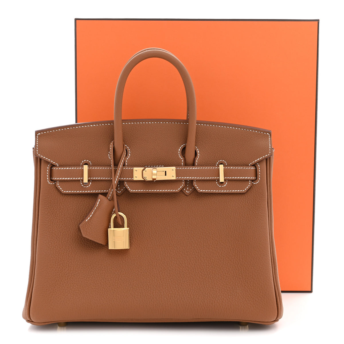 Hermes Togo Birkin 25 Gold 11 of 11