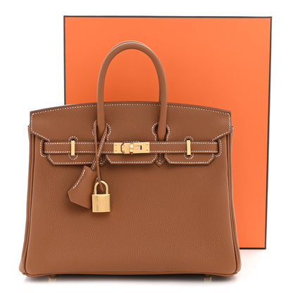 Hermes Togo Birkin 25 Gold 11 of 11