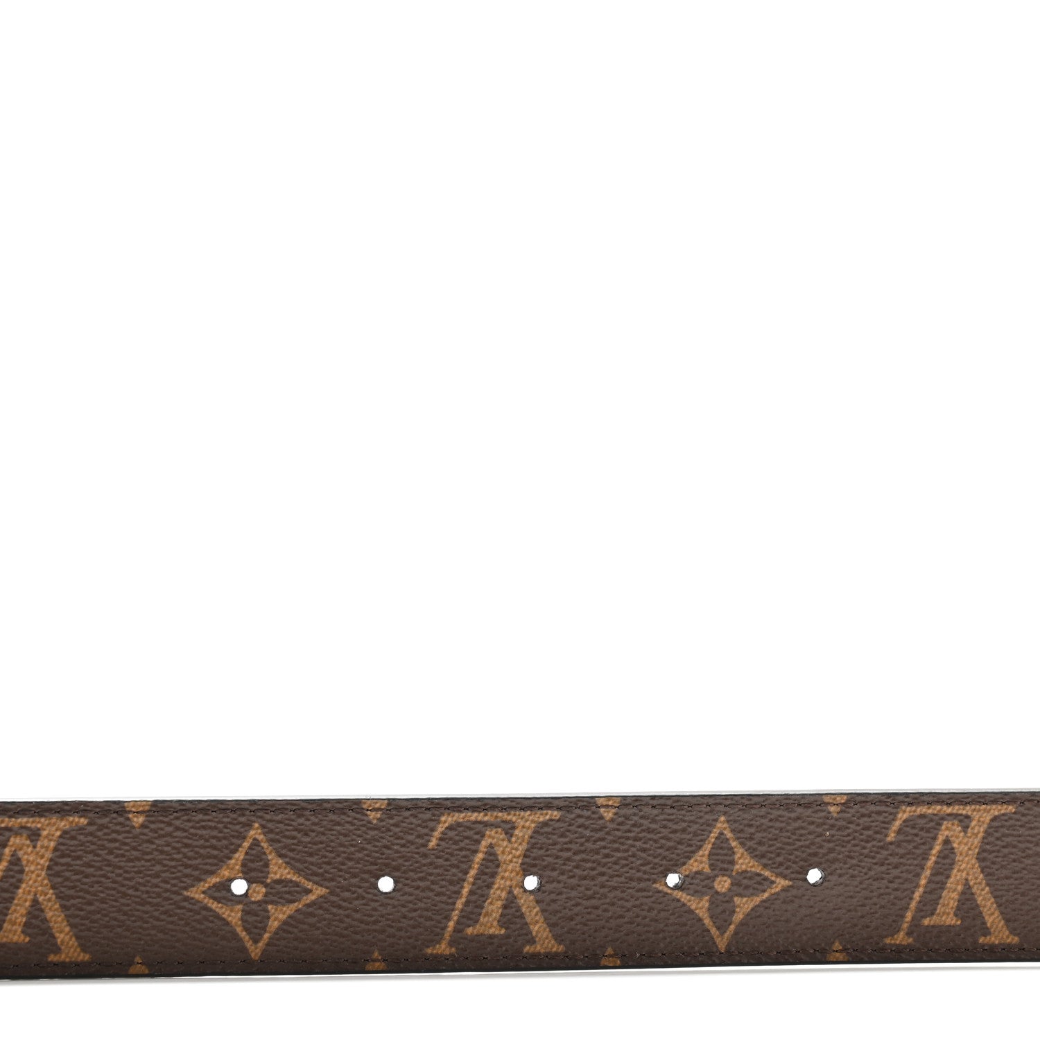 Louis Vuitton Calfskin Monogram 30mm LV Initiales Reversible Belt  90 36 Black 6 of 7