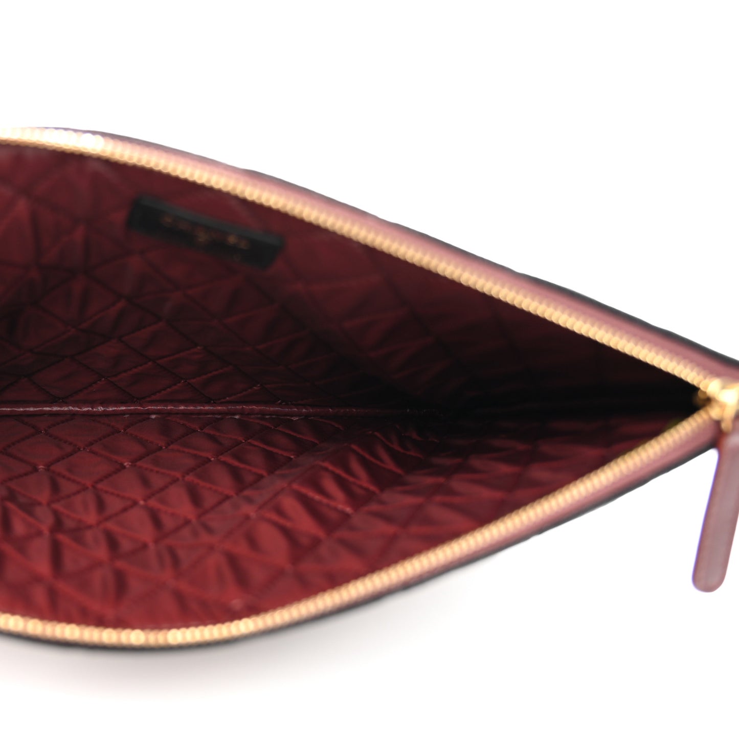 Caviar Quilted Medium Cosmetic Case Black