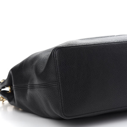 Gucci Pebbled Calfskin Large Soho Hobo Black 7 of 8