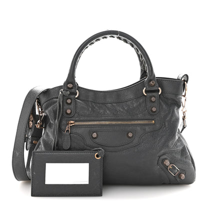 Balenciaga Agneau Giant 12 Rose Gold Hardware Town Gris Tarmac 3 of 15
