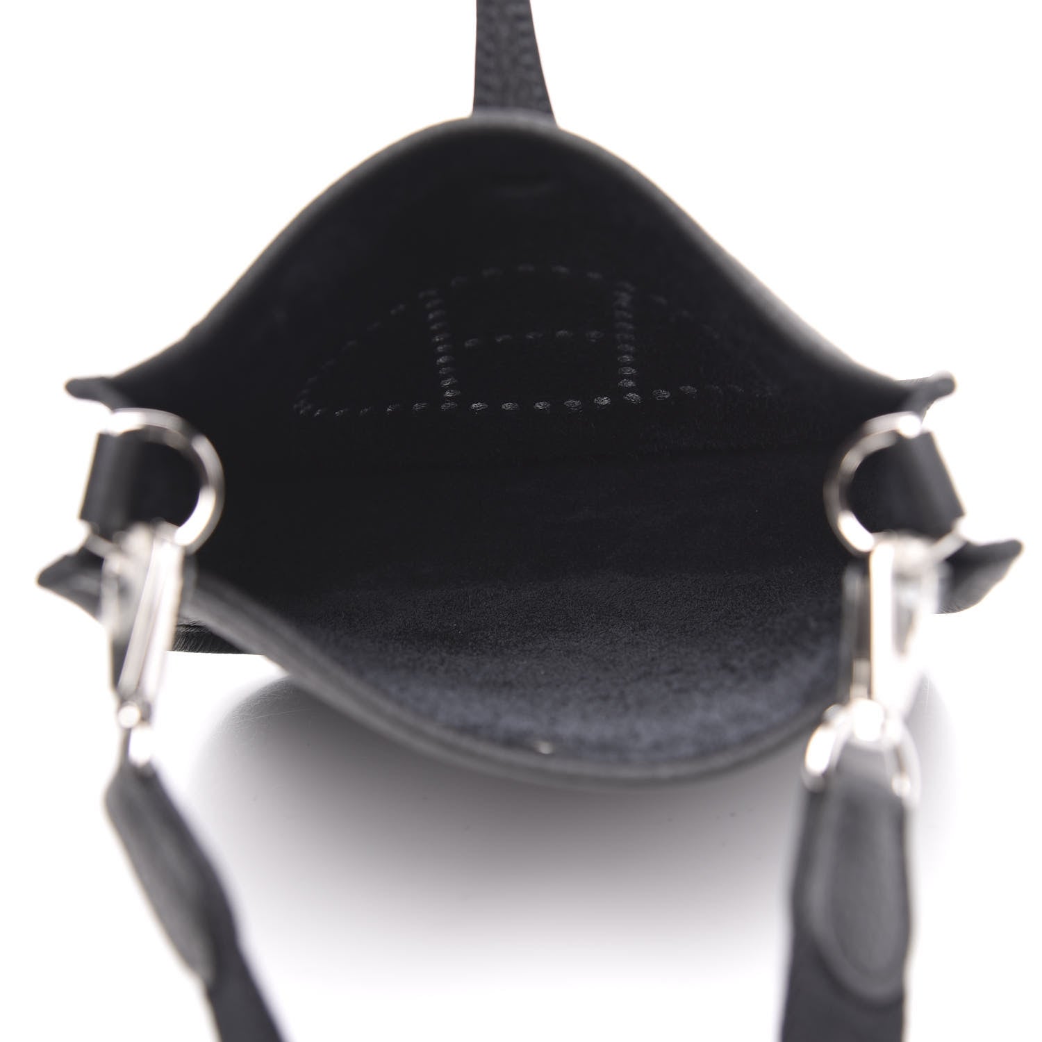 Hermes Taurillon Clemence Evelyne TPM Black 5 of 10