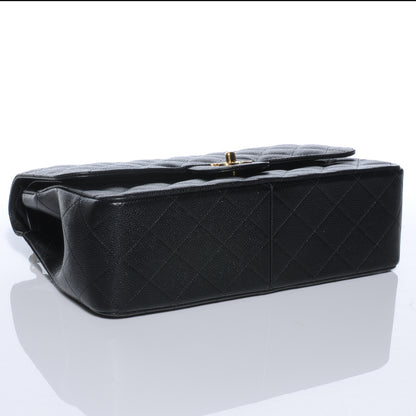 Chanel Caviar Quilted Jumbo Double Flap Black 4 of 8