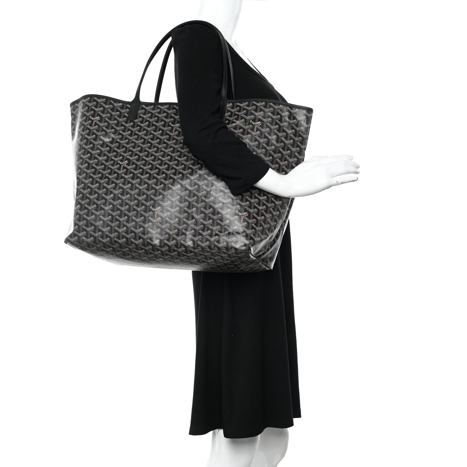 Goyard Goyardine Saint Louis GM Black 2 of 12