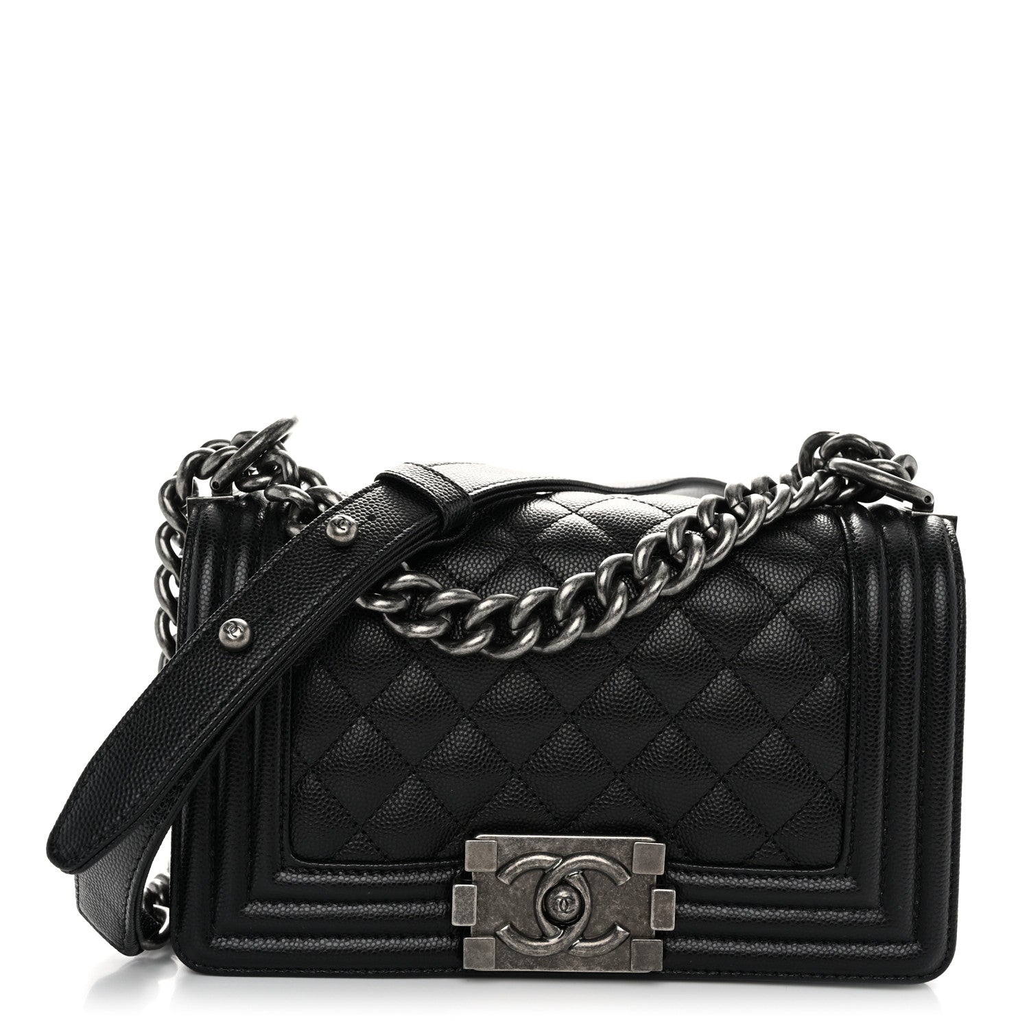 Chanel Caviar Quilted Small Boy Flap Black 1 of 11