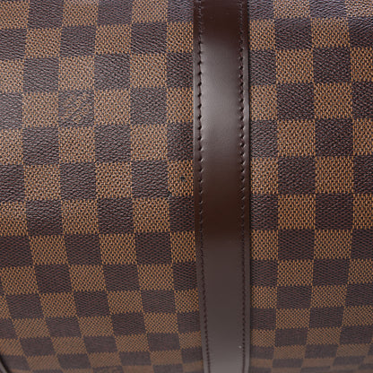 Louis Vuitton Damier Ebene Keepall Bandouliere 55 12 of 12