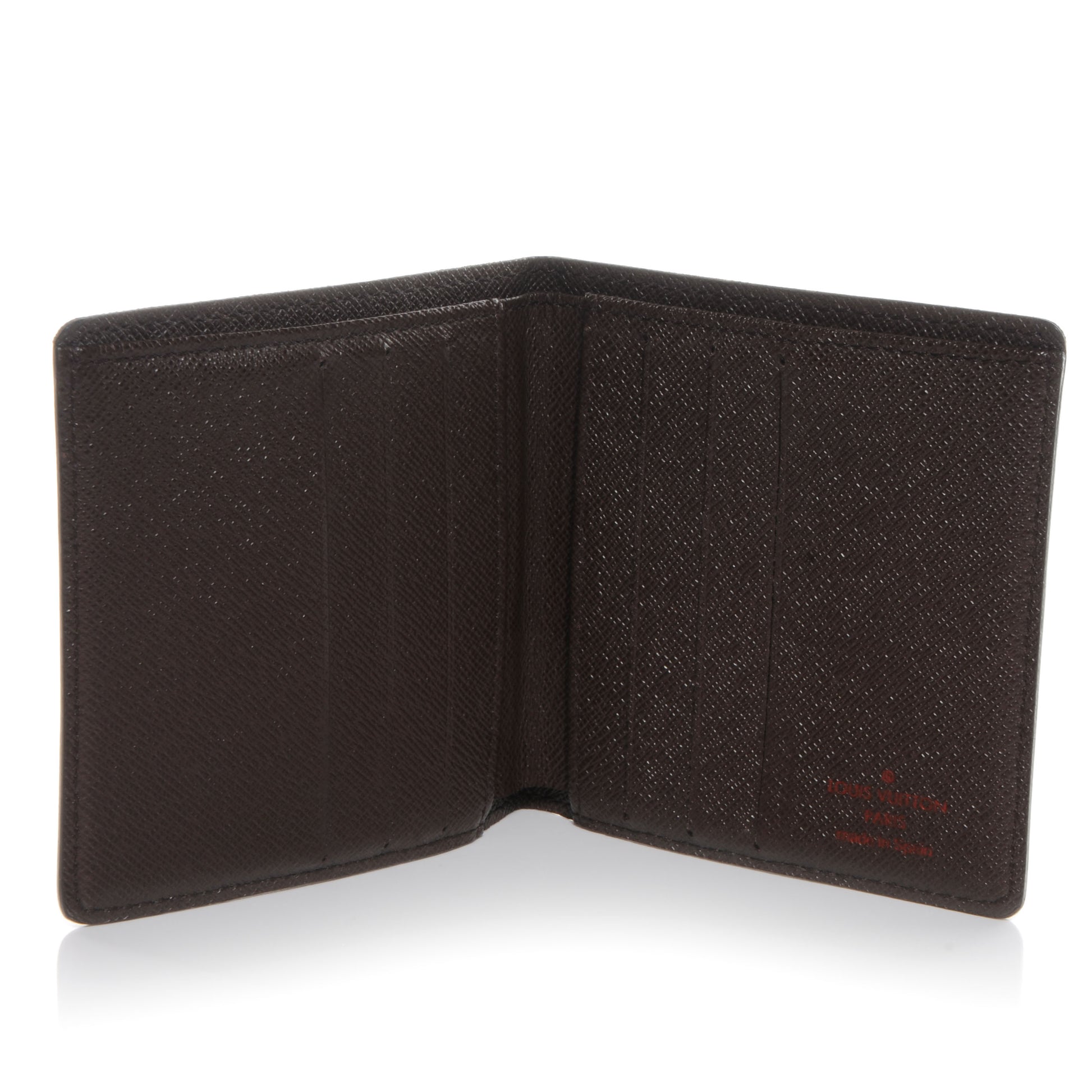 Louis Vuitton Damier Ebene Billfold 6 Credit Card Slots Wallet 6 of 8