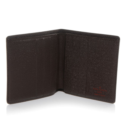 Louis Vuitton Damier Ebene Billfold 6 Credit Card Slots Wallet 6 of 8