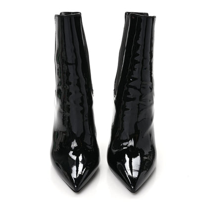 Saint Laurent Patent Opyum Booties 37 Black 2 of 8