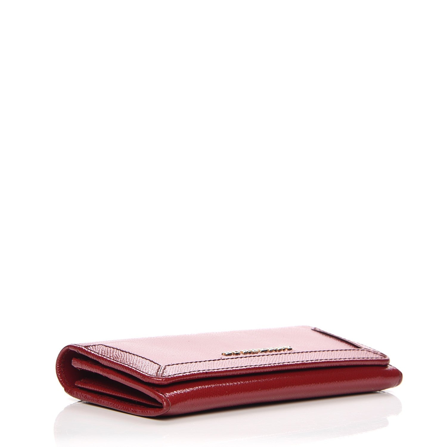Burberry Patent Heritage Grain Penrose Continental Wallet Alizarin Crimson 5 of 10