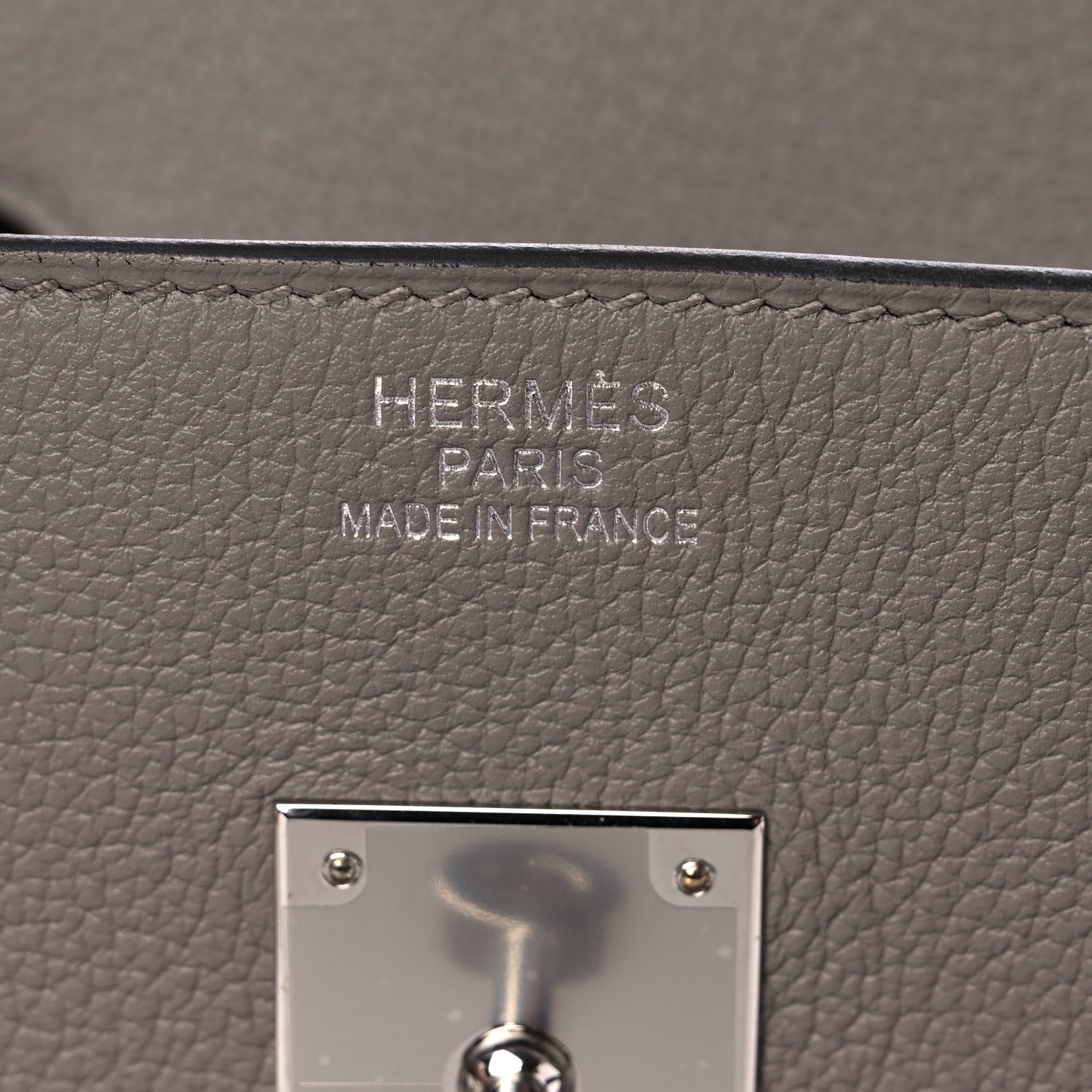 Hermes Taurillon Novillo Birkin 35 Gris Asphalte 6 of 12