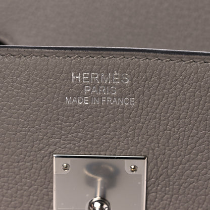 Hermes Taurillon Novillo Birkin 35 Gris Asphalte 6 of 12