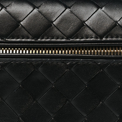 Bottega Veneta Calfskin Intrecciato Bang Bang Vanity Case Black 7 of 9