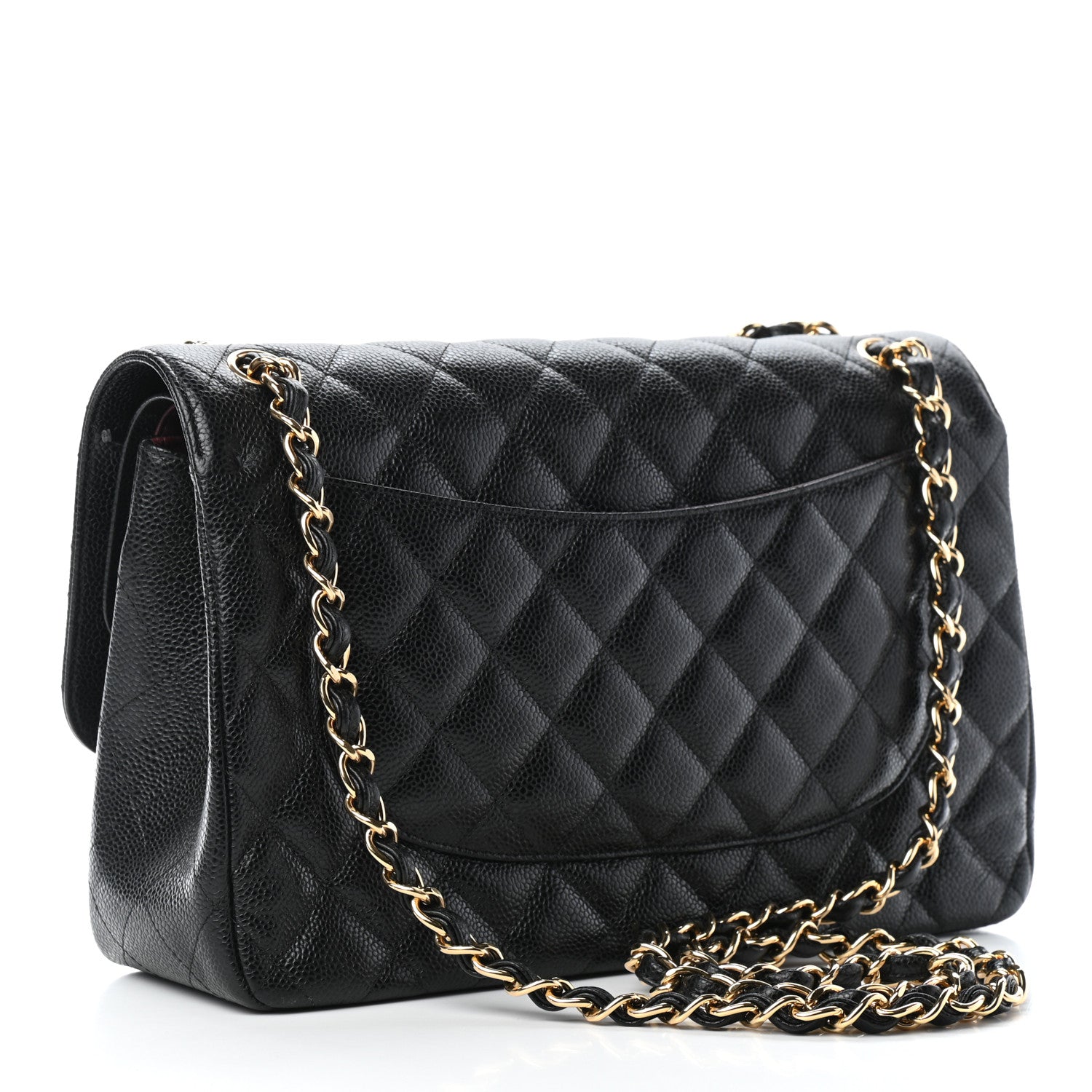 Chanel Caviar Quilted Jumbo Double Flap Black 3 of 9