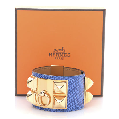 Hermes Lizard Collier de Chien CDC Bracelet T2 Mykonos 6 of 6