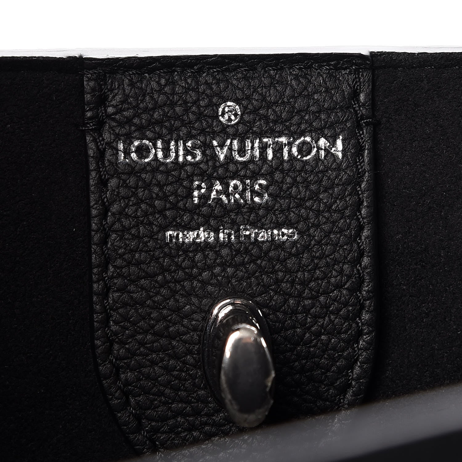 Louis Vuitton Calfskin Lockme Cabas Black 6 of 8
