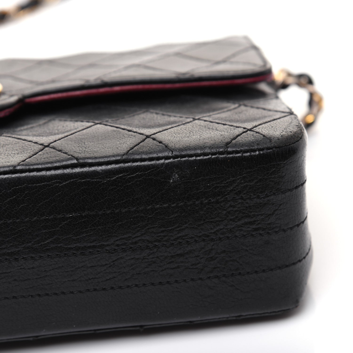 Chanel Lambskin Quilted Small Single Flap Black 36 of 40