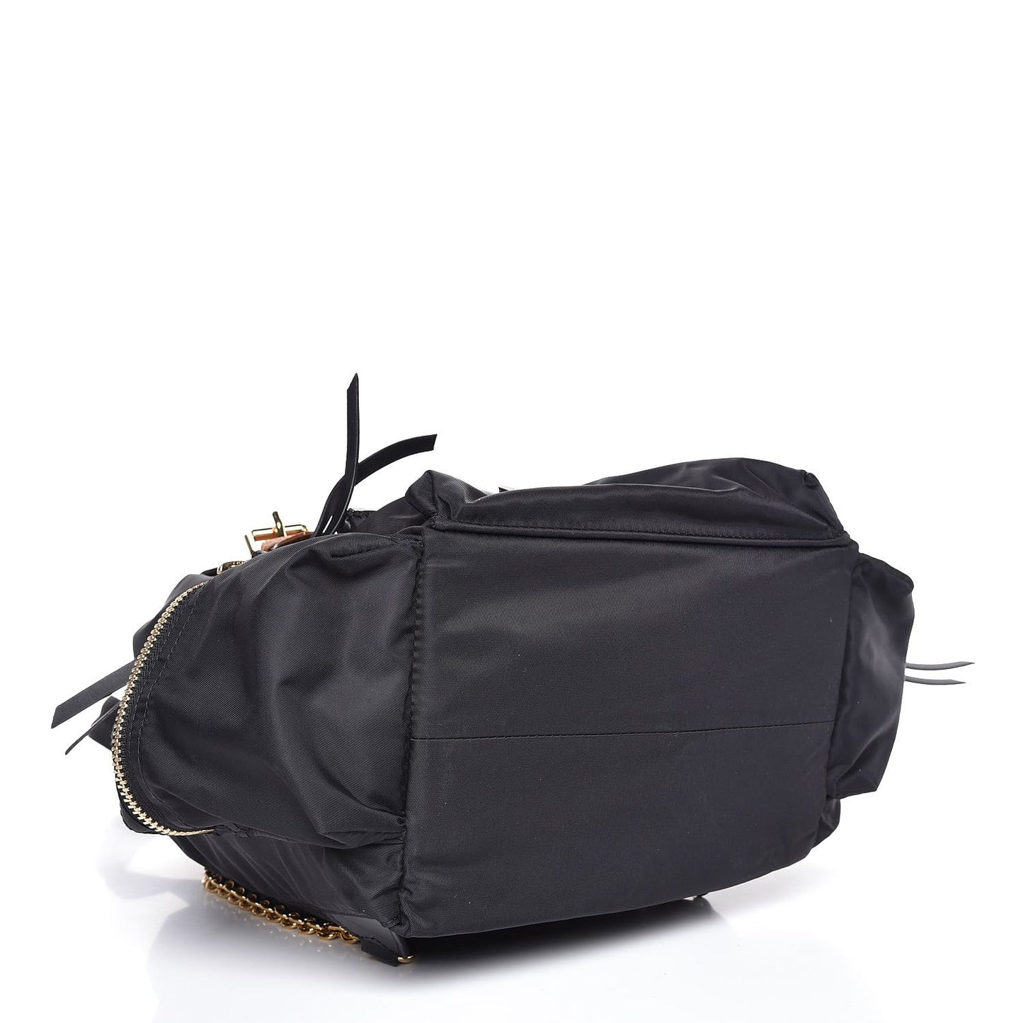Nylon Large Rucksack Backpack Black