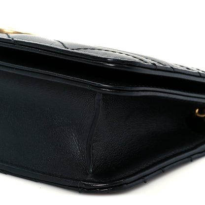 Gucci Calfskin Matelasse GG Marmont Mini Bag Black 16 of 17