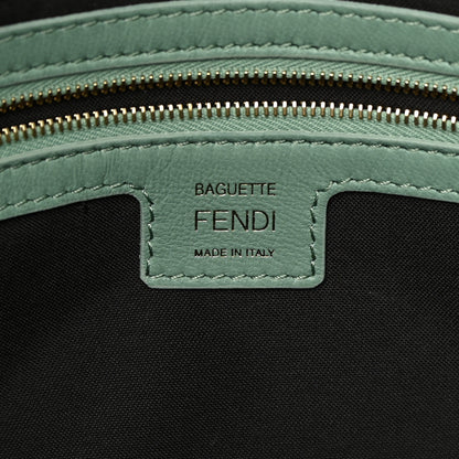 Fendi Nappa FF 1974 Embossed Baguette Menta 6 of 12
