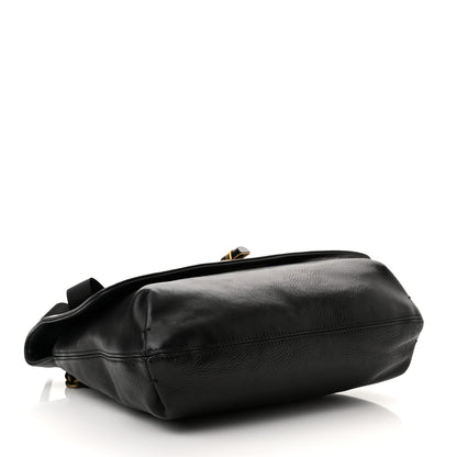 Lanvin Calfskin Medium Happy Shoulder Bag Black 3 of 8
