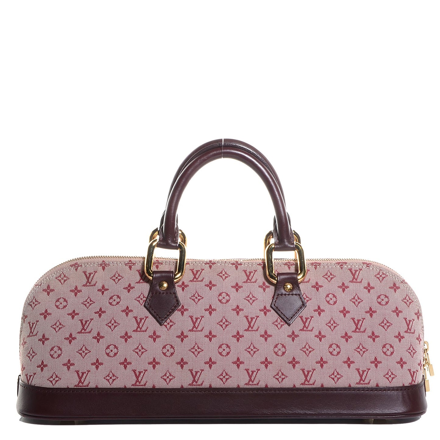 Mini Monogram Alma Long Cherry