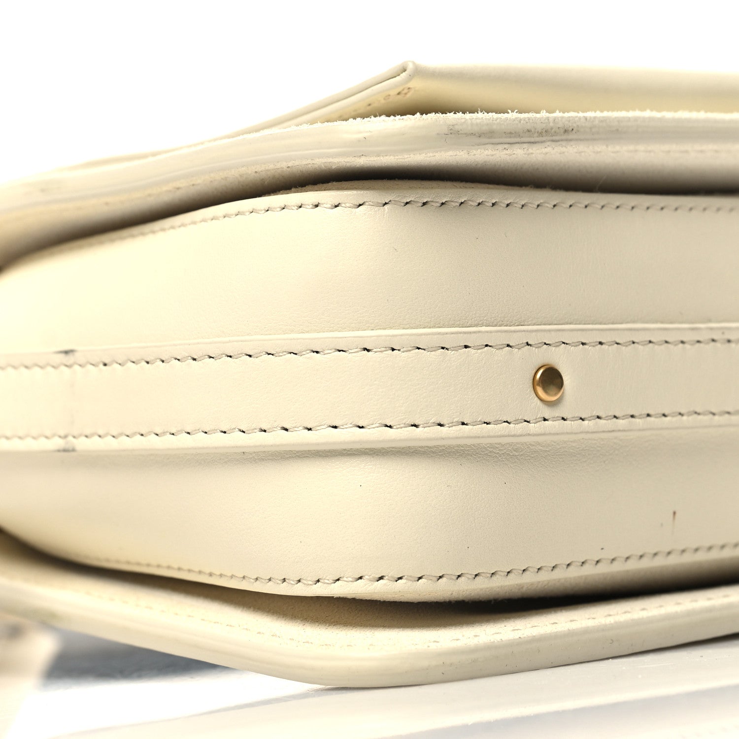 Chloe Calfskin Medium Roy Bag Natural White 9 of 12