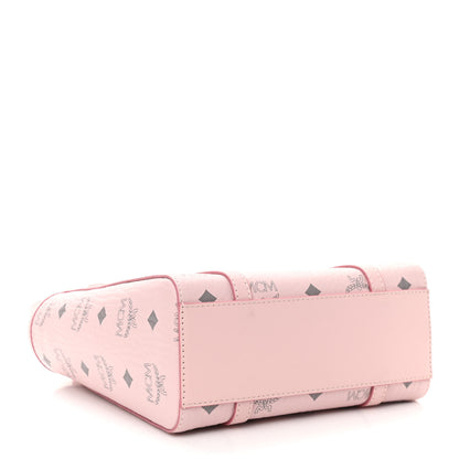 MCM Visetos Mini Toni Shopper Tote Light Pink 4 of 11