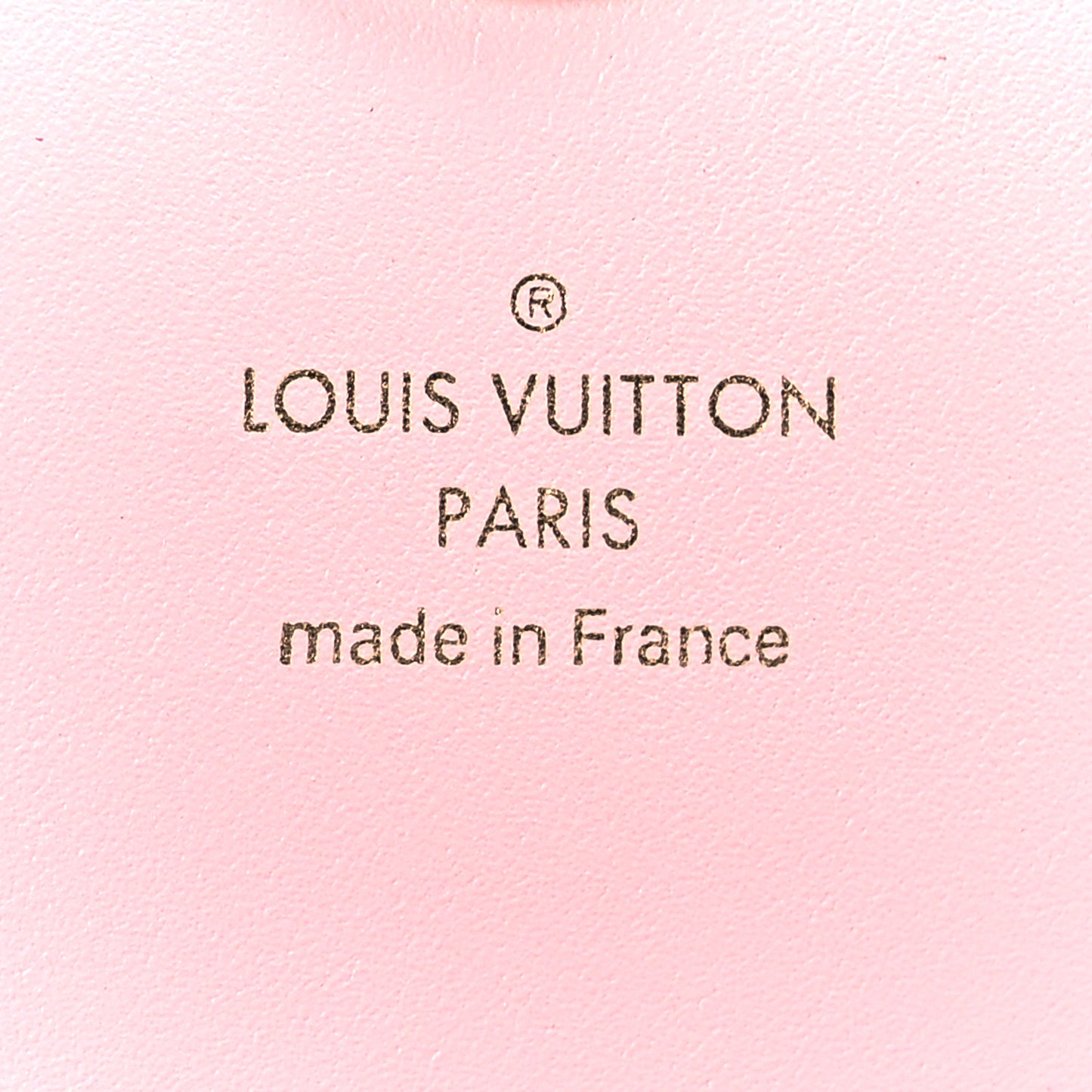 Monogram Flore Chain Wallet Rose Ballerine