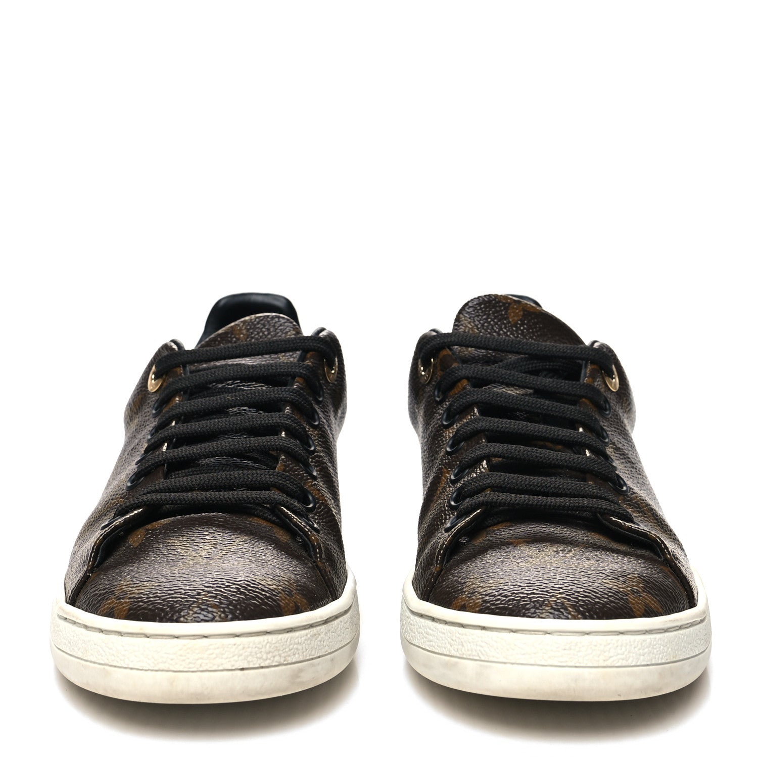 Louis Vuitton Patent Monogram Frontrow Sneakers 37 2 of 10