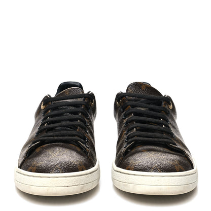 Louis Vuitton Patent Monogram Frontrow Sneakers 37 2 of 10