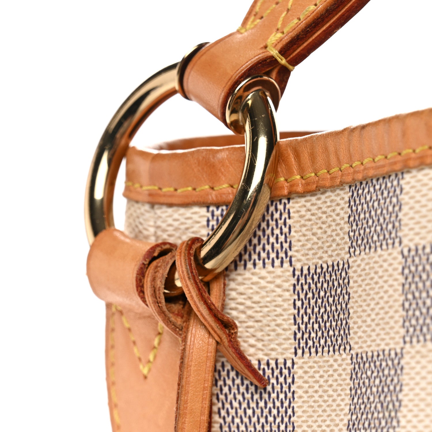 Louis Vuitton Damier Azur Delightful MM Rose Ballerine 11 of 14