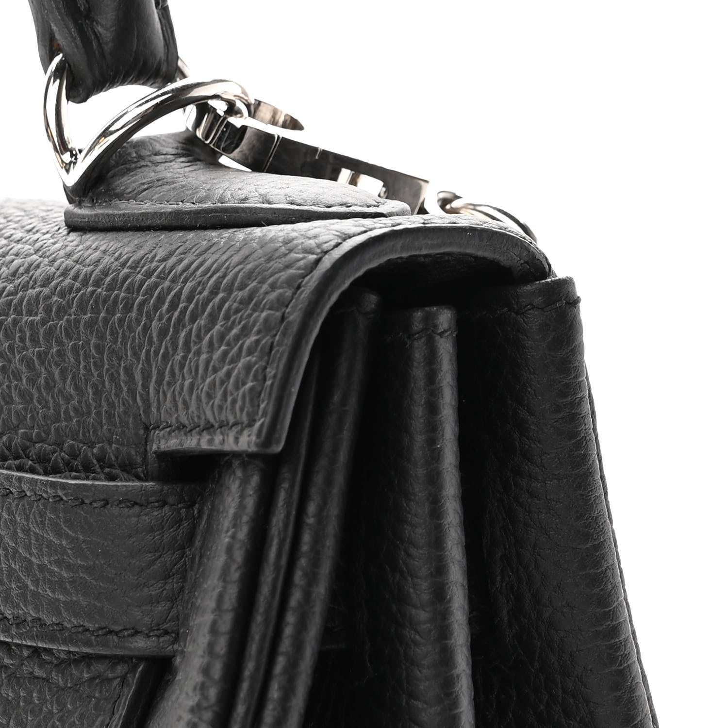 Hermes Togo Kelly Retourne 28 Black 11 of 12