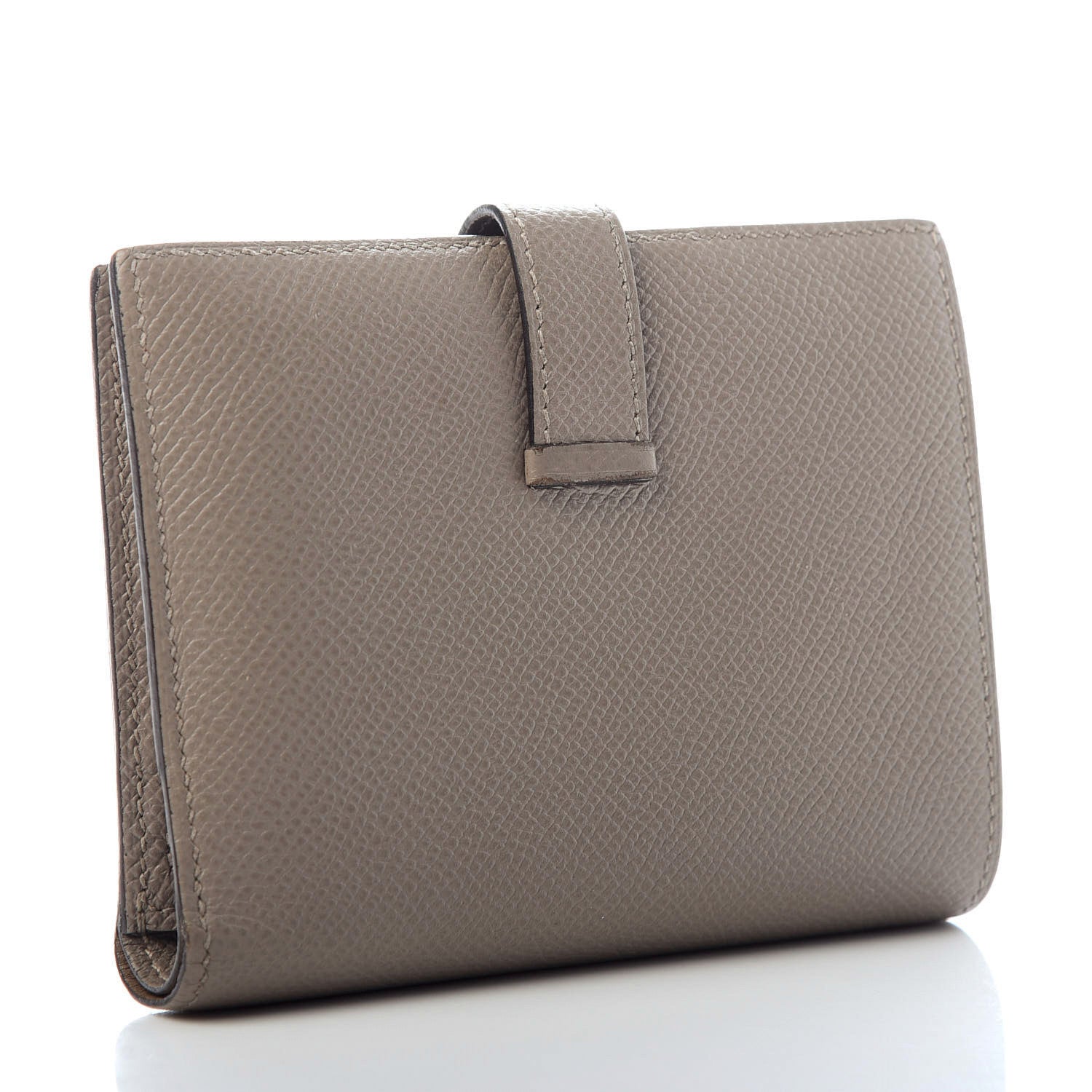 Hermes Epsom Bearn Compact Wallet Gris Asphalt 3 of 6