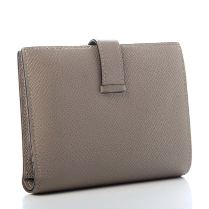 Hermes Epsom Bearn Compact Wallet Gris Asphalt 3 of 6