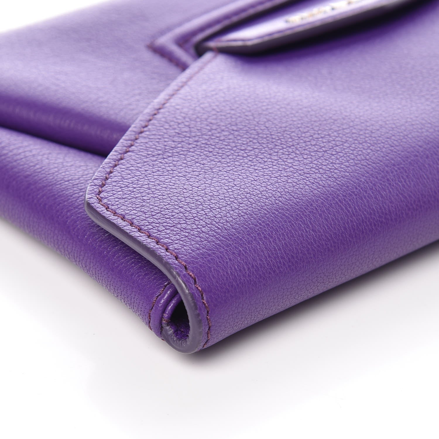 Givenchy Sugar Goatskin Small Antigona Envelope Clutch Purple 10 of 11