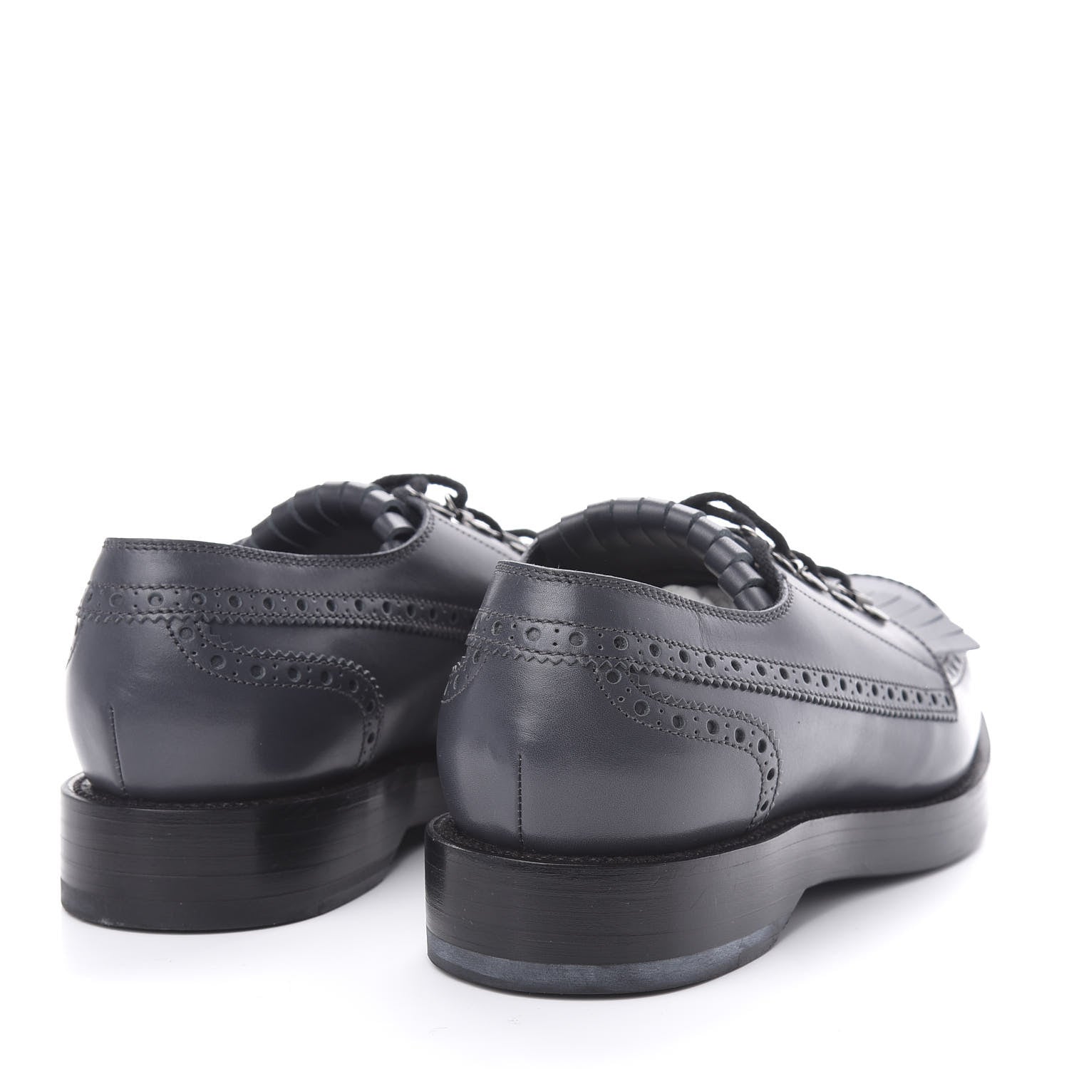 Gucci Calfskin Mens Oxfords 9 Grey 4 of 11