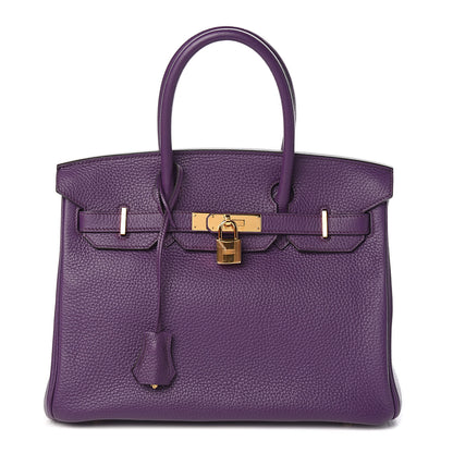 Hermes Togo Birkin 30 Ultraviolet 1 of 33