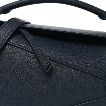 Loewe Soft Grained Calfskin Small Puzzle Edge Bag Navy 7 of 9