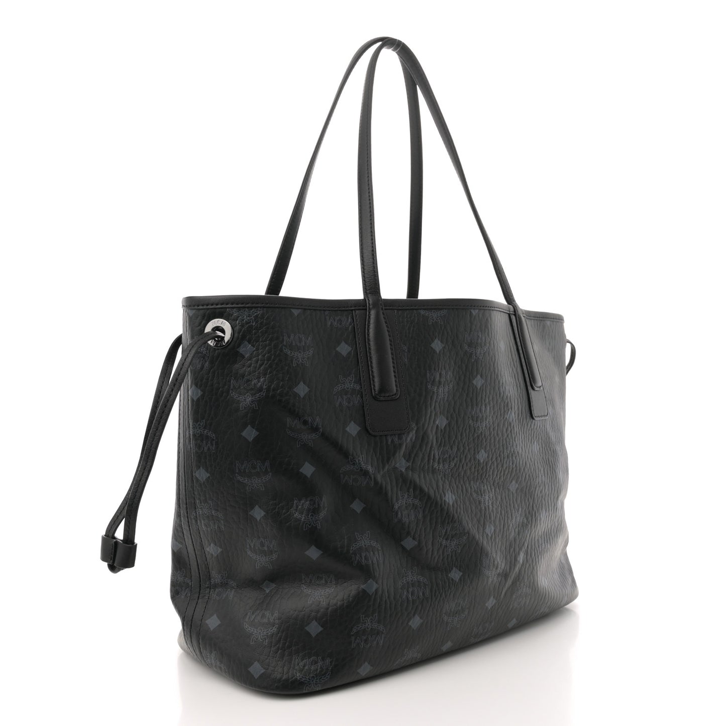 Visetos Medium Liz Reversible Shopper Tote Black