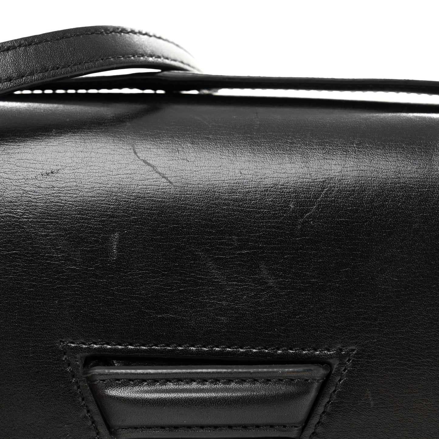 Calfskin Small Barcelona Shoulder Bag Black