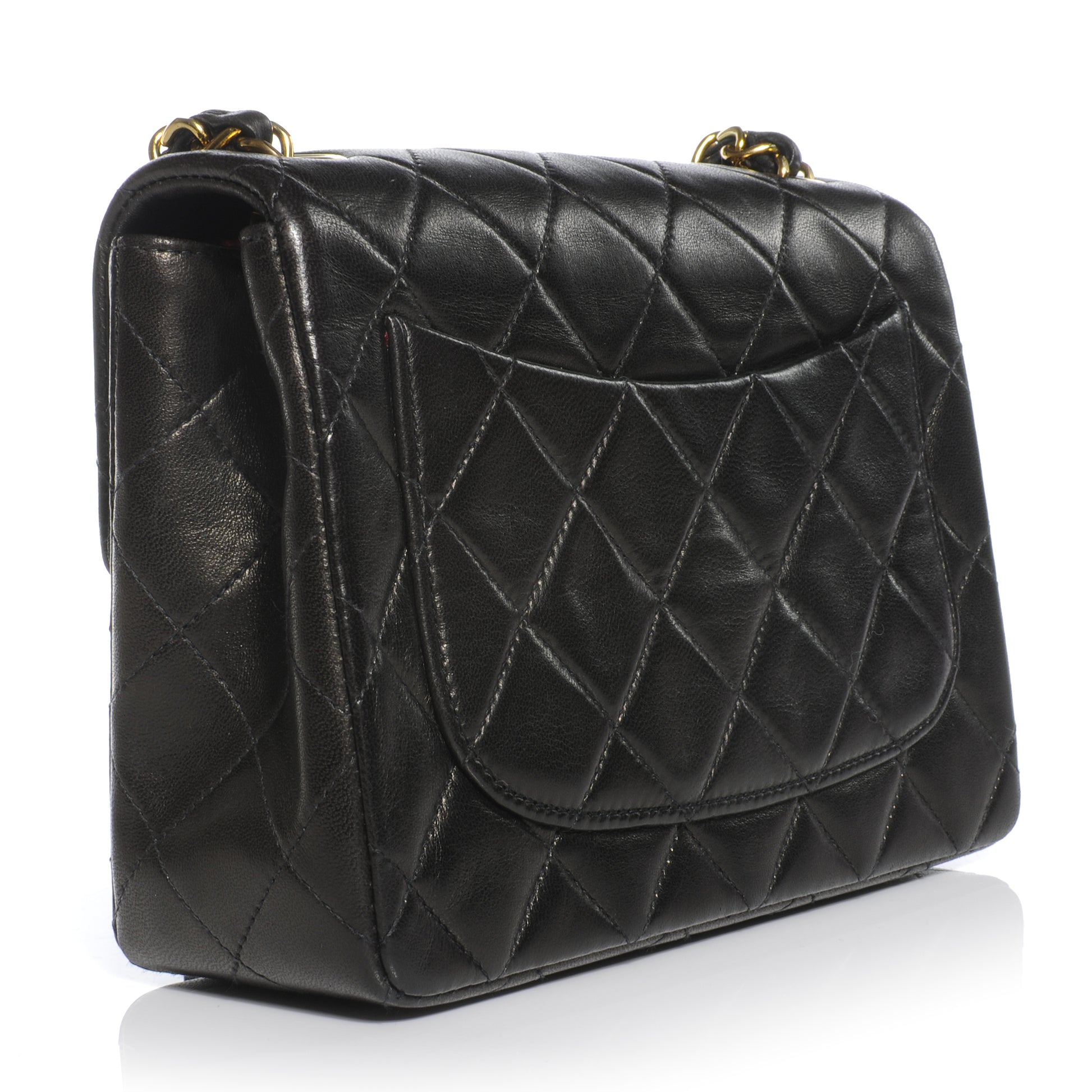 Chanel Lambskin Mini Flap Black 3 of 8