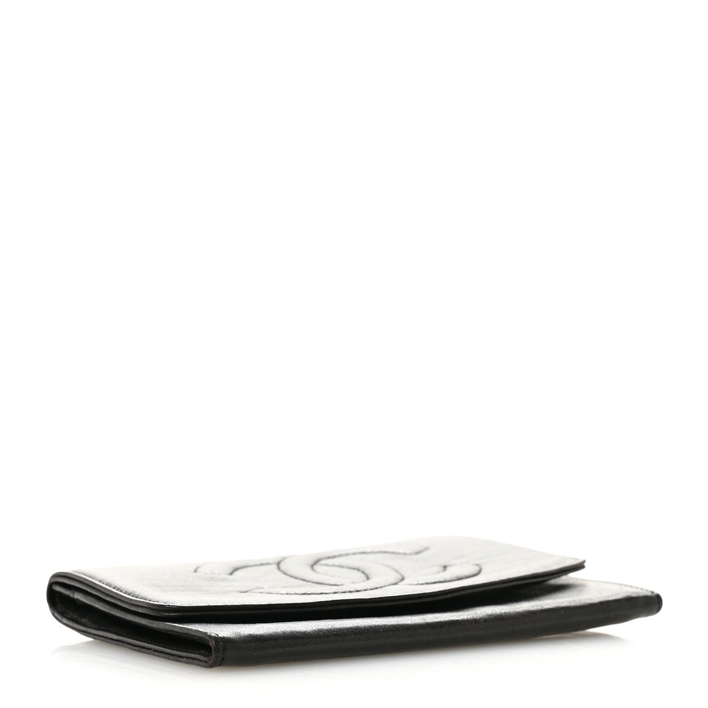 Lambskin Timeless CC Flap Wallet Black
