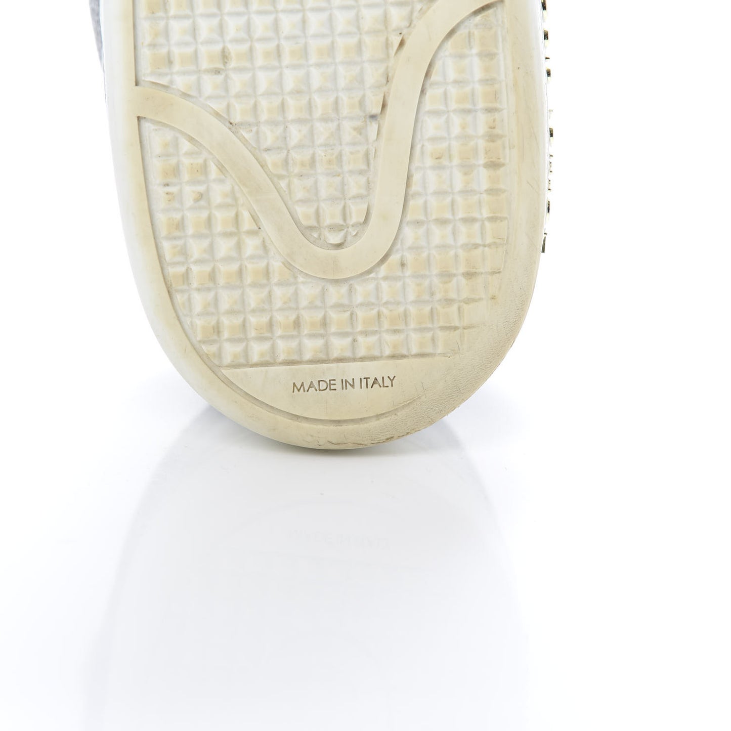Calfskin Monogram LV Black Heart Sneakers 38.5 Cacao