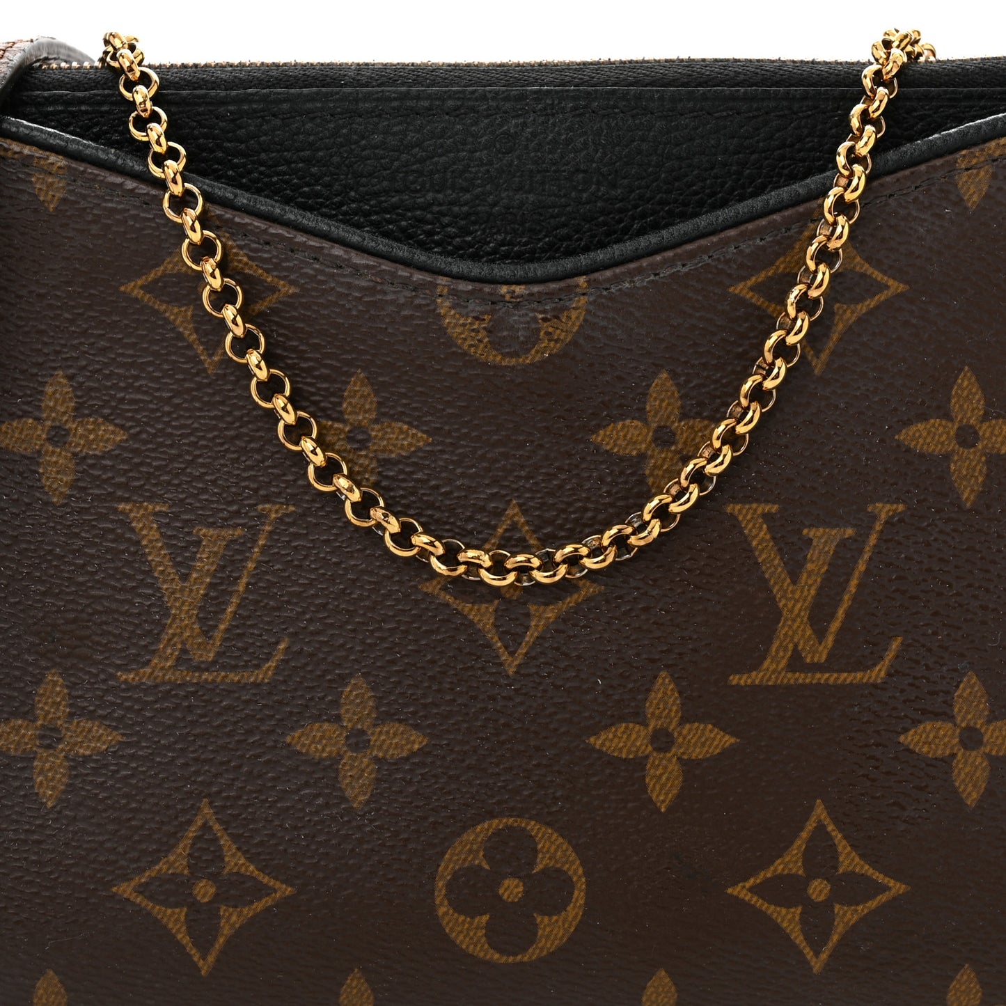 Monogram Pallas Clutch Black